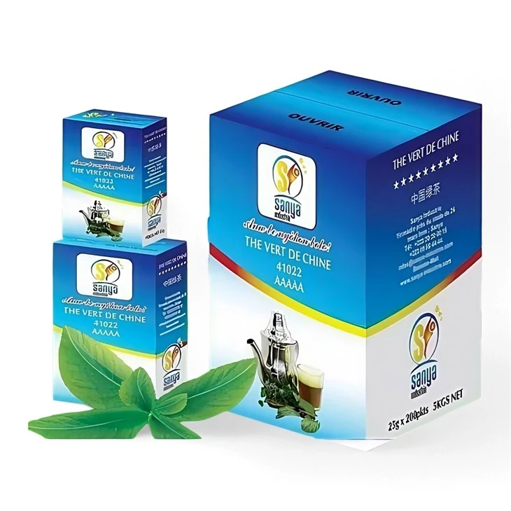 Hot Sale Sanya Chinese Green Tea 41022 Best Factory Price For Mali Market